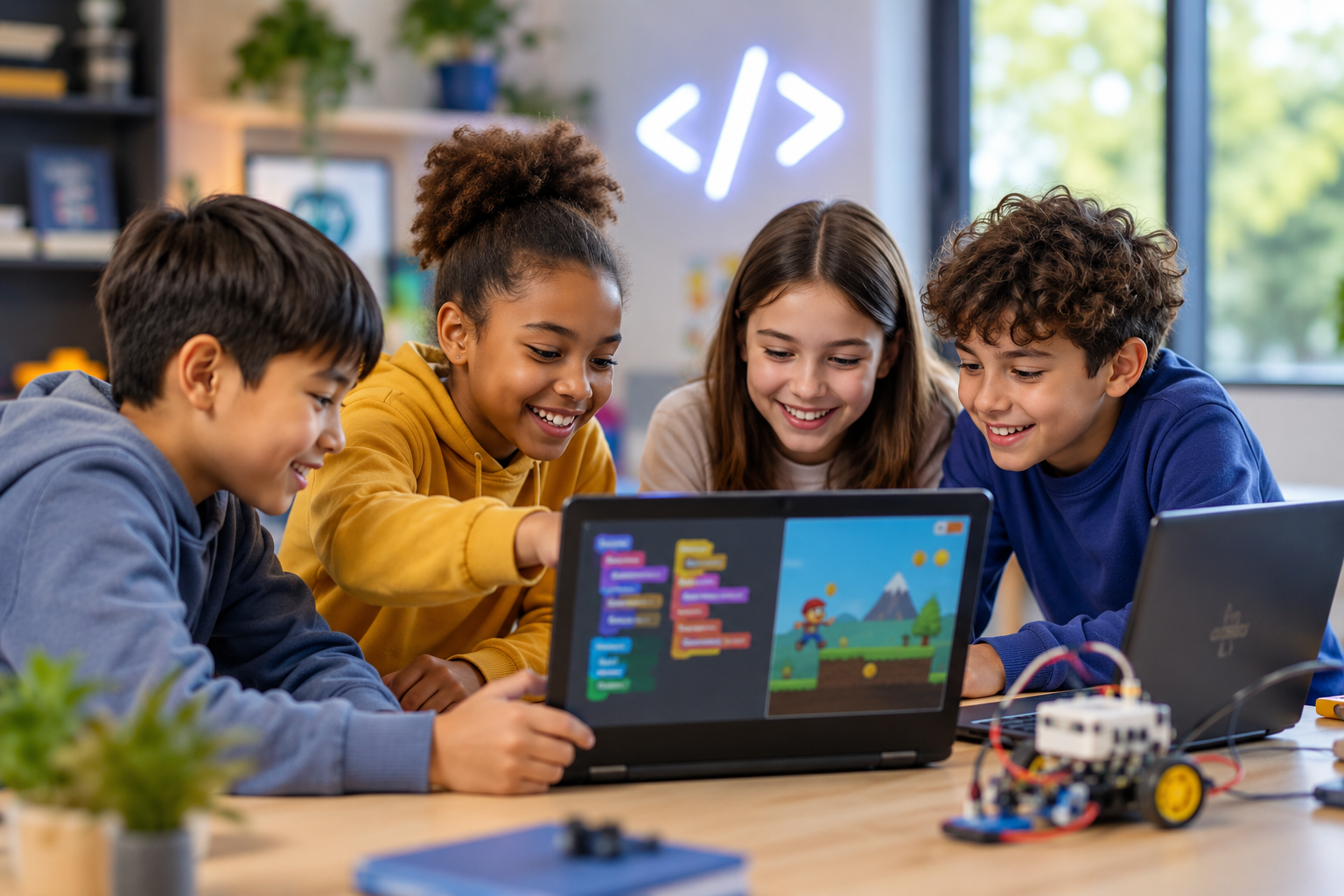 Where curious kids become confident coders